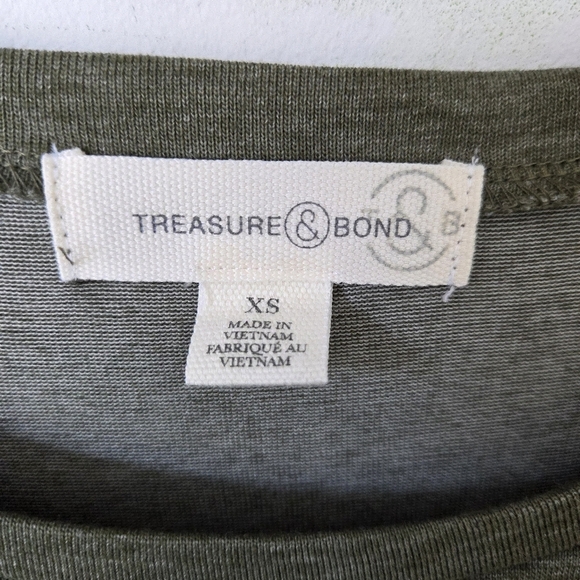 Tresure & Bond Olive Green Sleeveless Dress - Picture 3 of 8